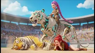 Rumi vs Mira: Power vs Speed | Epic Tiger Race Showdown
