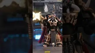 JOYTOY 1/18 Warhammer Black Legion Chaos Lord in Terminator Armour，Made by @Mangmotion