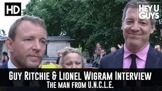 Guy Ritchie & Producer Lionel Wigram Interview - Man from UNCLE Premiere
