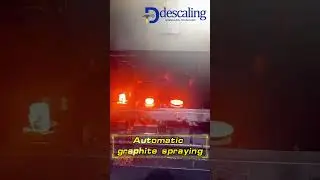 графитовое напыление и удаление окалины #ковка