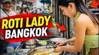 A Day Hard Working of Puy Roti Lady-Thai street food