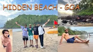 Goa ல ippadi oru edama? 😱#RScouple🖤💙 #friendstrip #hiddenbeach