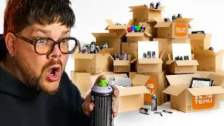 ICH teste TEMU GRAFFITI Produkte (Fiebertraum)