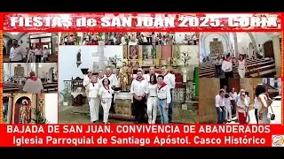 Bajada de San Juan 2025 Coria. Convivencia de Abanderados.