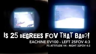 Очки Eachine EV100 &mdash; сравнение полей зрения &mdash; судить вам