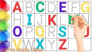 ABC ALPHABET COLOURING PAGES| LEARN ALPHABET A TO Z | PHONICS SONG FOR KIDS 
