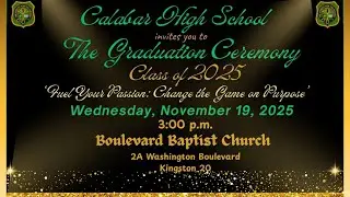 Calabar High School Graduation Ceremony 2025