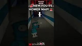 NEW YOU VS HOMER HOSPITAL MAP! #roblox  #youvshomer #robloxshorts