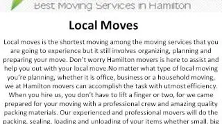 Hamilton Movers (Moving Company)