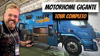 MOTORHOME em CAMINHÃO GRANDE. QUANTO CUSTA um motorhome gigante? Tour pelo motorhome caminhão
