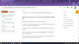 Qwiklab:App Dev: Storing Image and Video Files in Cloud Storage - Python[GSP185]