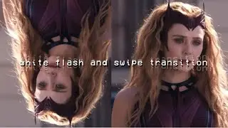 Popular Tiktok flash and swipe transition tutorial - After Effects