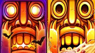 Temple Run 2 Reverse Gameplay - SPOOKY RIDGE VS SKY SUMMIT
