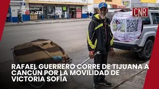 RAFAEL GUERRERO CORRE DE TIJUANA A CANC&Uacute;N POR LA MOVILIDAD DE VICTORIA SOF&Iacute;A