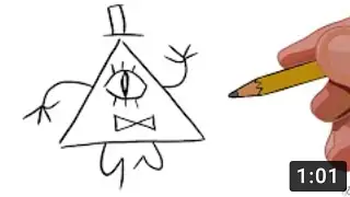 Drawing Bill Cipher in the rhythm of Gravity Falls... 