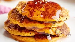 Healthy sweet potato pancakes 