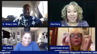 SPEAKERS November 2020 Cover Reveal with Jamie Foster Brown