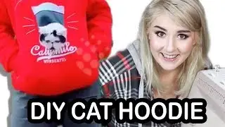 just making a hoodie that my cats can hangout inside