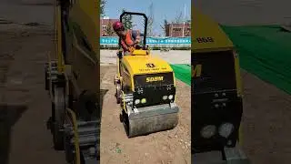 The new 1.5-ton small ride-on road roller BM1500#automobile #roadroller #roadrollers  #熱門