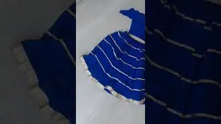 lehnga from old dupatta | kids lehnga