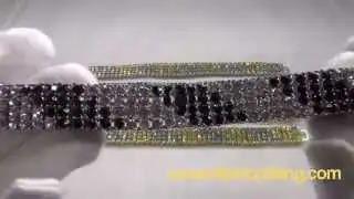 Iced Out Bracelet 4 Row Bracelets Candy Cane Bling Bling