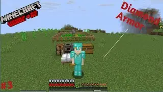 MAKING DIAMOND ARMOR IN MINECRAFT HARDCORE