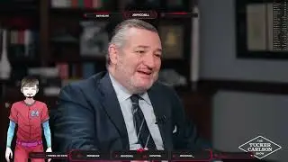 The Zodiac Killer Aka Ted Cruz Sits down with Tucker Carlson to talk about America or Israel first.