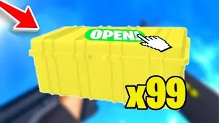 OPENING ALL MY CRATES IN COMBAT ARENA! ROBLOX