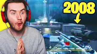 REACTING TO THE OLDEST TRICKSHOTS IN CALL OF DUTY HISTORY! (Nostalgic)
