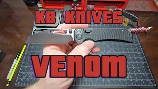 @Kubey_knife188 Venom - Отличный нож TLL от KB Knives! Накладки из DLC-титана #титановыйнож