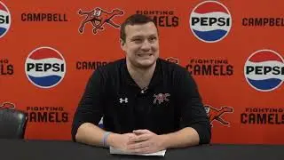 Campbell Men's Basketball vs. Northeastern | John Andrzejek Press Conference
