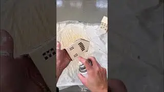 How To DIY Ceramic Christmas Houses On A Budget! 🎄
