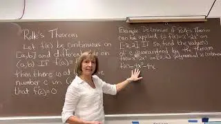 Rolle’s Theorem With example