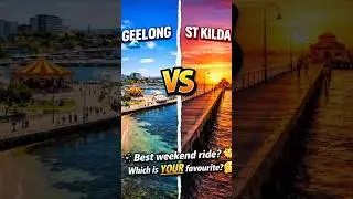 Best Weekend Ride? 🏍️ Geelong Waterfront vs St Kilda Pier