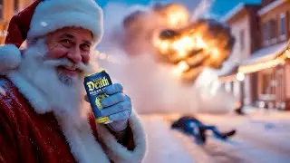 Liquid Death - AI Holiday Ad - Murder Artificial Ingredients