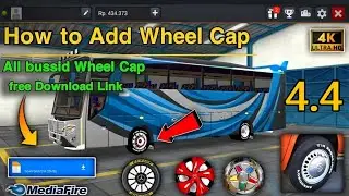 BUSSID Wheel Cup in Buses Rim V4.4 Update 🛞 | Change Bussid Rim Cup | Bus Simulator Indonesia Mod