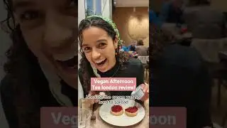 Vegan afternoon tea review! Farmacy Notting Hill 📍#london #londonvlog