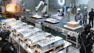 Inside the Factory: How 1KG 9999 Fine Silver Bars Are Made (Full Process)