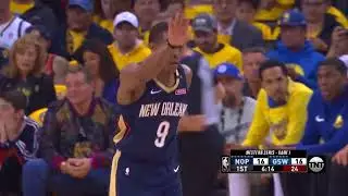 Anthony Davis Full Game 1 Highlights Pelicans vs Warriors 2018 NBA Playoffs   21 Pts, 10 Reb!