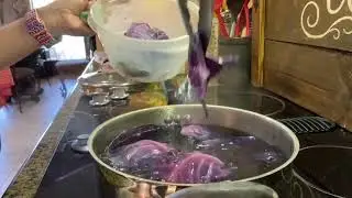 Science Experiment: Noodle Color Change