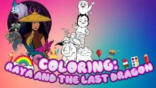 HOW TO COLOR NOI FROM RAYA AND THE LAST DRAGON 2021 DISNEY