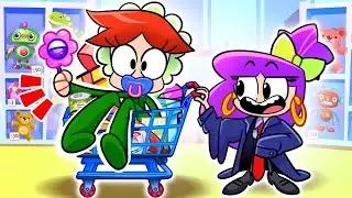 Sibling Care Story 👶🏻 I Want to Be a Grown Up! 😋 Funny Cartoons For kids & Nursery Rhymes