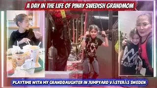 A DAY IN THE LIFE OF PINAY SWEDISH GRANDMOM // PLAYTIME IN JUMPYARD V&Auml;STER&Aring;S SWEDEN