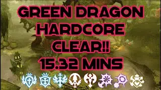 Green Dragon Nest Hardcore Clear! (15.32) | Adept POV | DN SEA CLASSIC