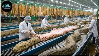 Inside the Snake-Leather Factory: From Snake Skin to Luxury Jacket (Full Process)