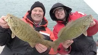 Cold Water Smallmouth Bass Fishing - Stingnose Jigging Spoon for Chunk Smallmouth