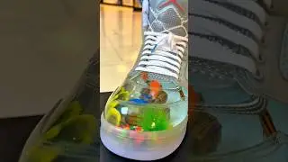 Fish Tank Jordan 5s rhe finding nemo joints #jordans #sneakers #sneakerhead
