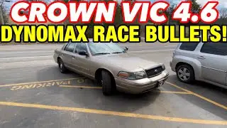 2003 Ford Crown Vic 4.6L V8 POLICE INTERCEPTOR DUAL EXHAUST w/ DYNOMAX RACE BULLETS!