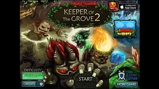 Keeper of the Grove 2 Hard Level 1 Full Victory Walkthrough gameplay