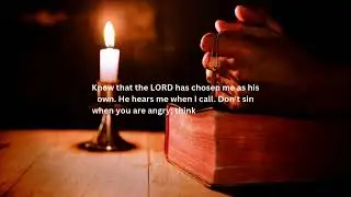 Let us Pray Psalm 4:3-8